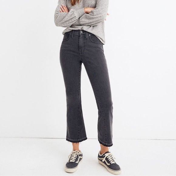 Madewell Cali Demi-Boot Jeans in Tobin Wash Inset-Leg Edition - Picture 1 of 11
